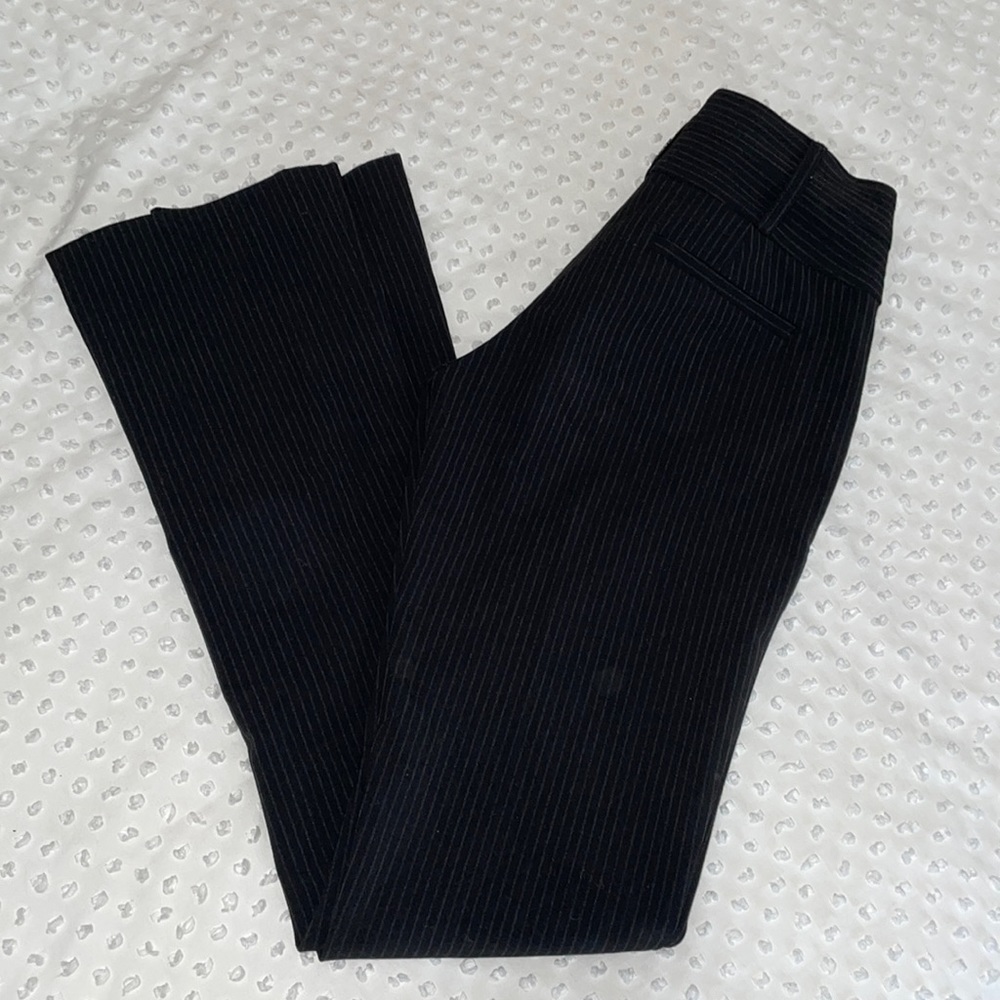 Candies Black Pinstripe Trousers Size Small